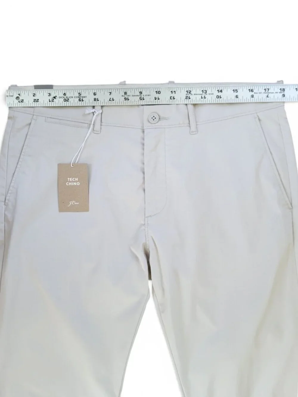J Crew Men's Slim Fit Tech Chino in Ashen Taupe 34/34